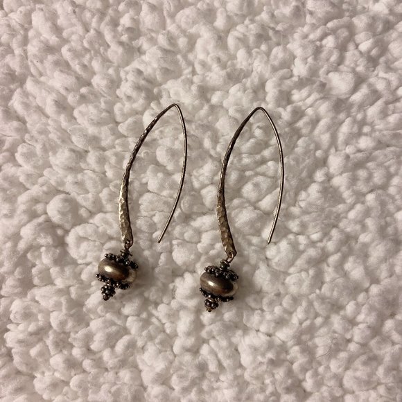 REAL SILVER EARRINGS - Picture 1 of 2